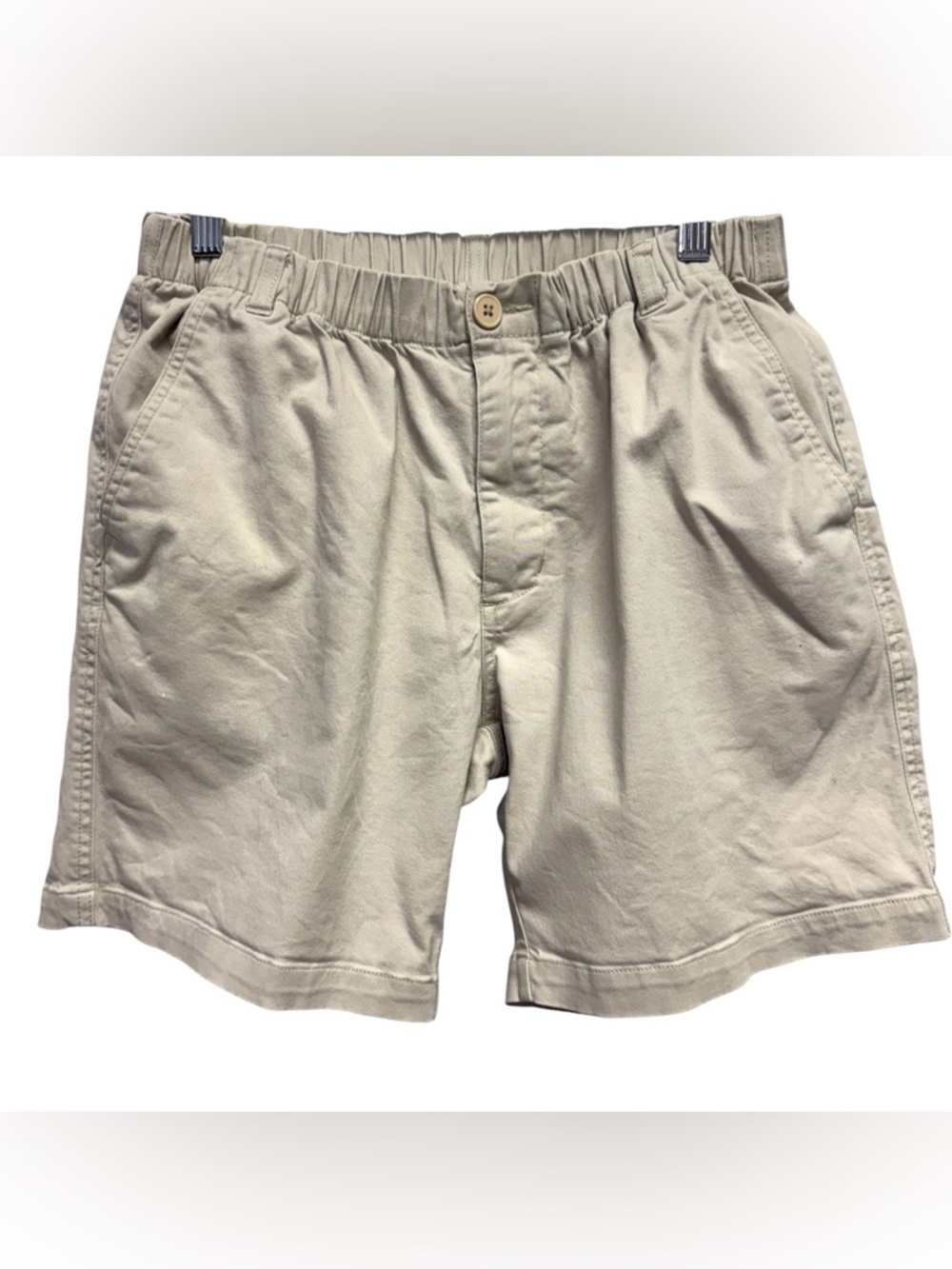 Southern Pines Men's Elastic Waist Casual Shorts - Beige Small